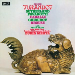 Puccini: Turandot by Luciano Pavarotti, Dame Joan Sutherland, Montserrat Caballé, Nicolai Ghiaurov, John Alldis Choir, London Philharmonic Orchestra & Zubin Mehta